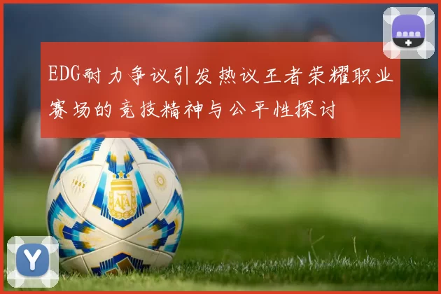 EDG耐力争议引发热议王者荣耀职业赛场的竞技精神与公平性探讨