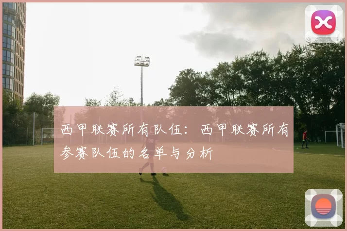 西甲联赛所有队伍：西甲联赛所有参赛队伍的名单与分析