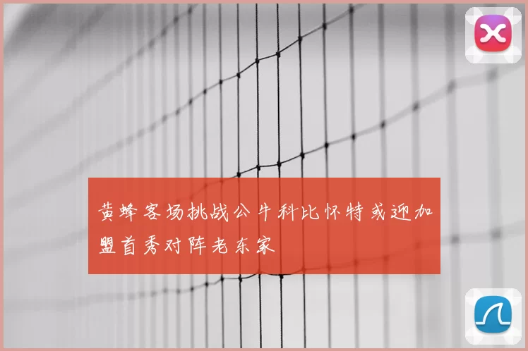 黄蜂客场挑战公牛科比怀特或迎加盟首秀对阵老东家